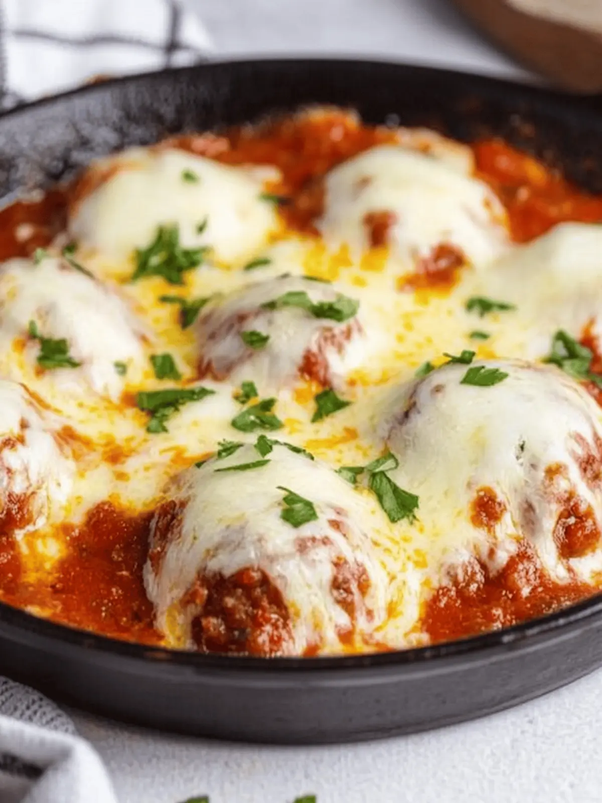 Meatball Parmigiana
