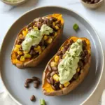 Vegan Loaded Sweet Potatoes