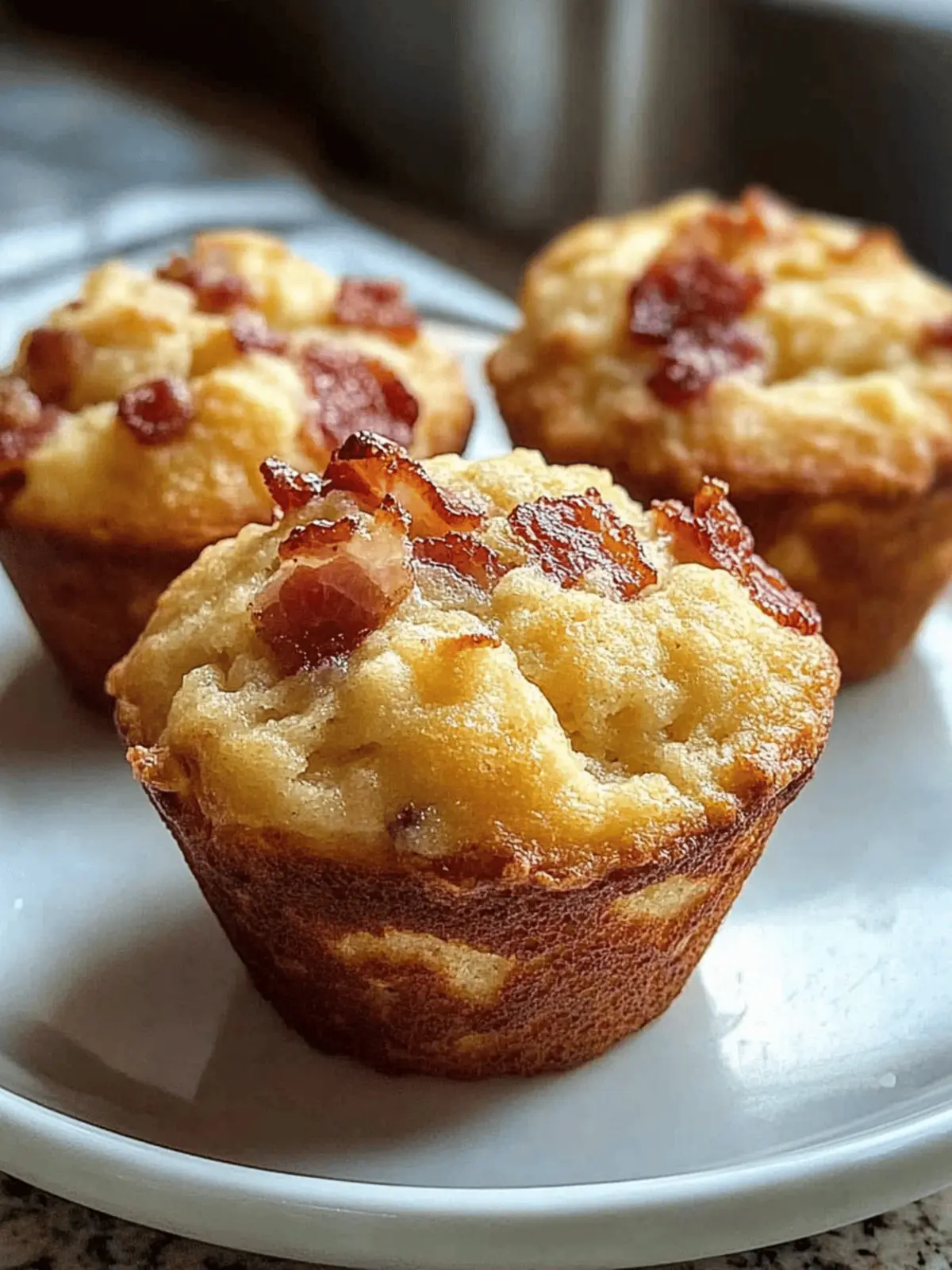 Maple Bacon Pancake Muffins