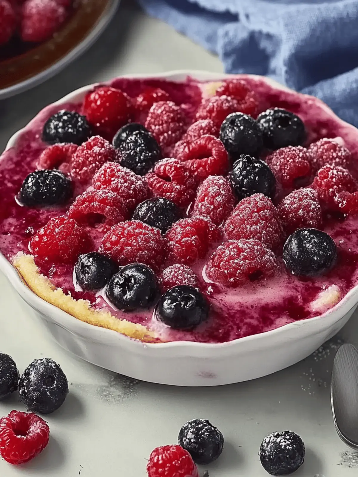 Simple Berry Pudding