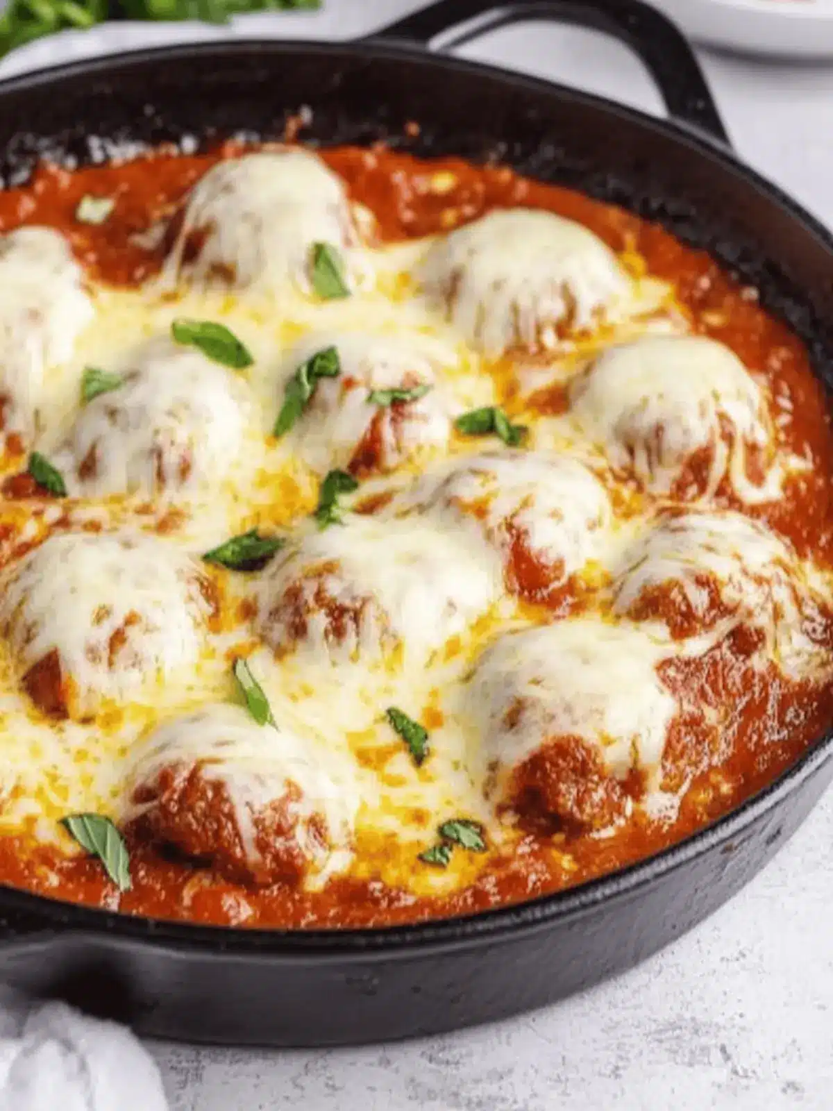 Meatball Parmigiana