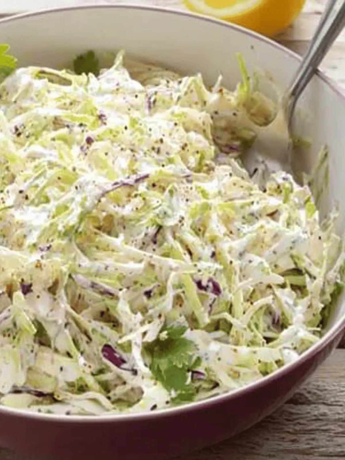 Caraway Coleslaw with Citrus Mayonnaise