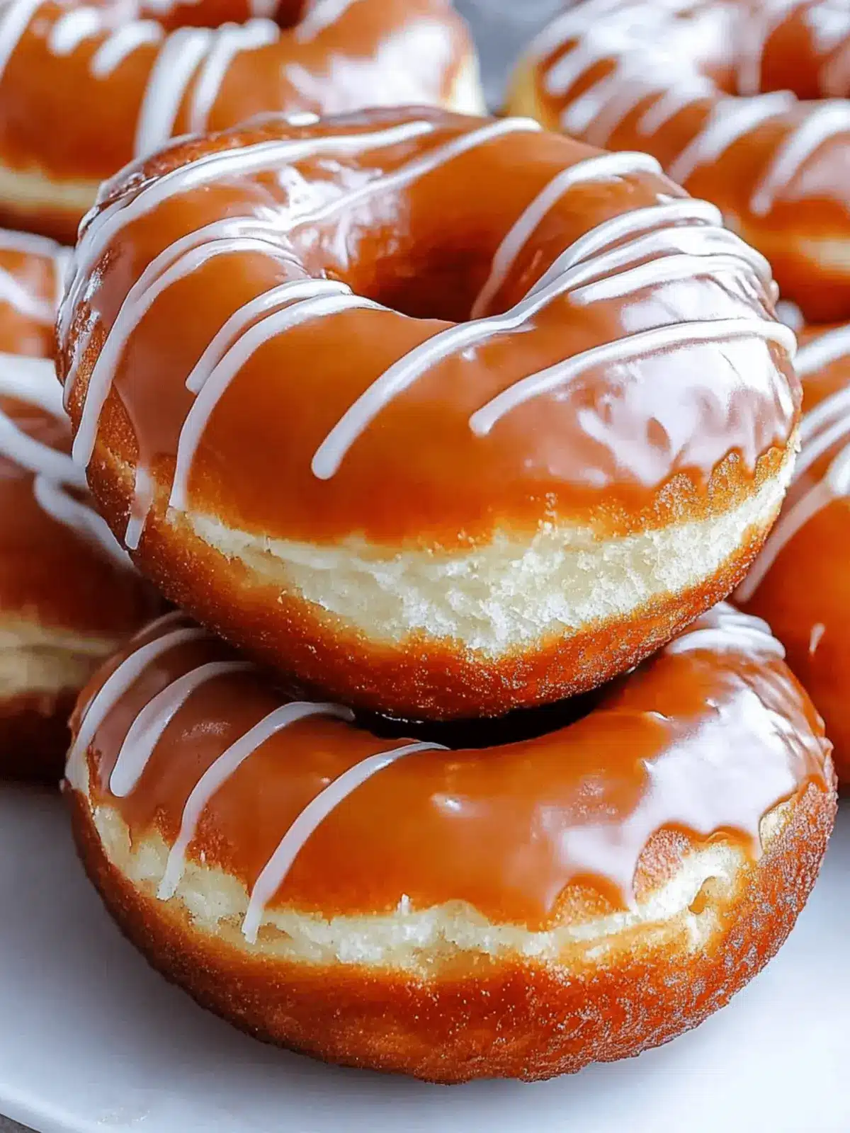 Pumpkin Glazed Donuts