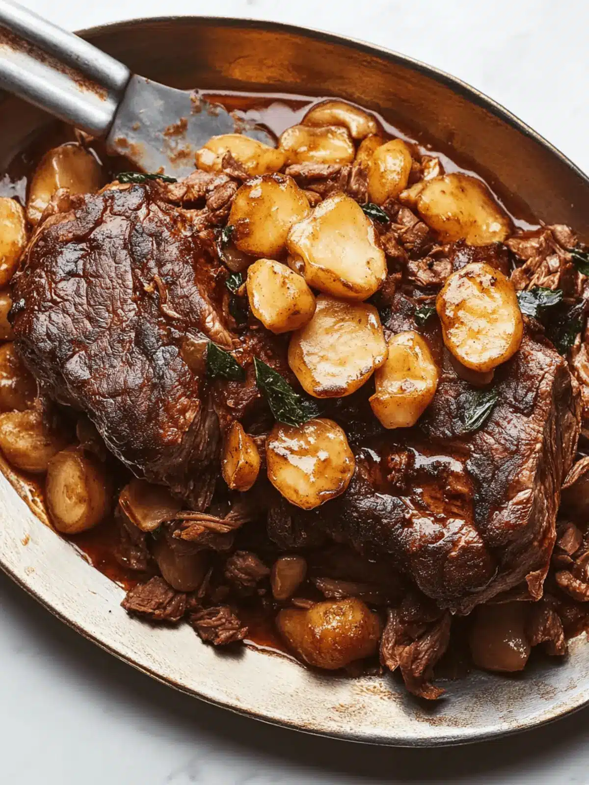 Ȟaŋté úŋ Pté Lolóbyapi (Cedar-Braised Bison)