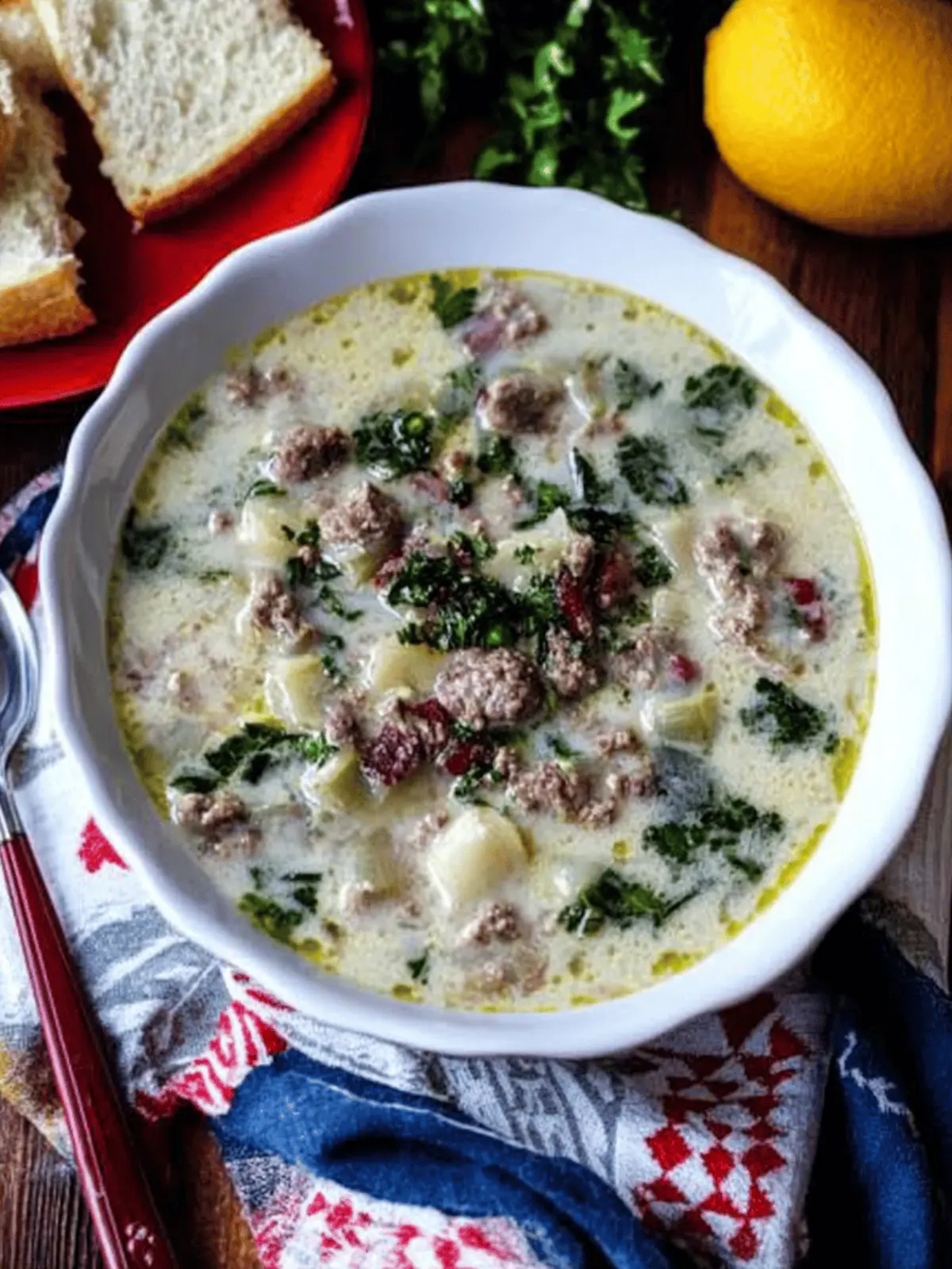 Thick Zuppa Toscana – Comforting Italian Soup Made Easy 4 zuppa toscana (thick)
