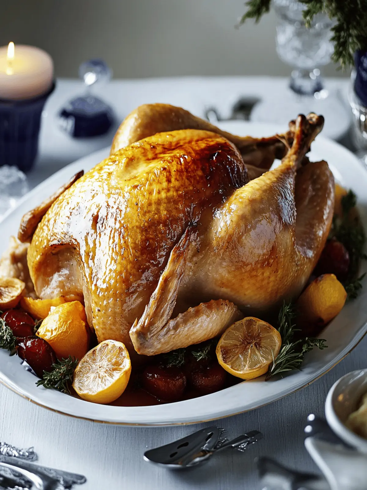 Roast turkey crown