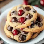 Cherry Chocolate Chip Cookies with Mocha Chips