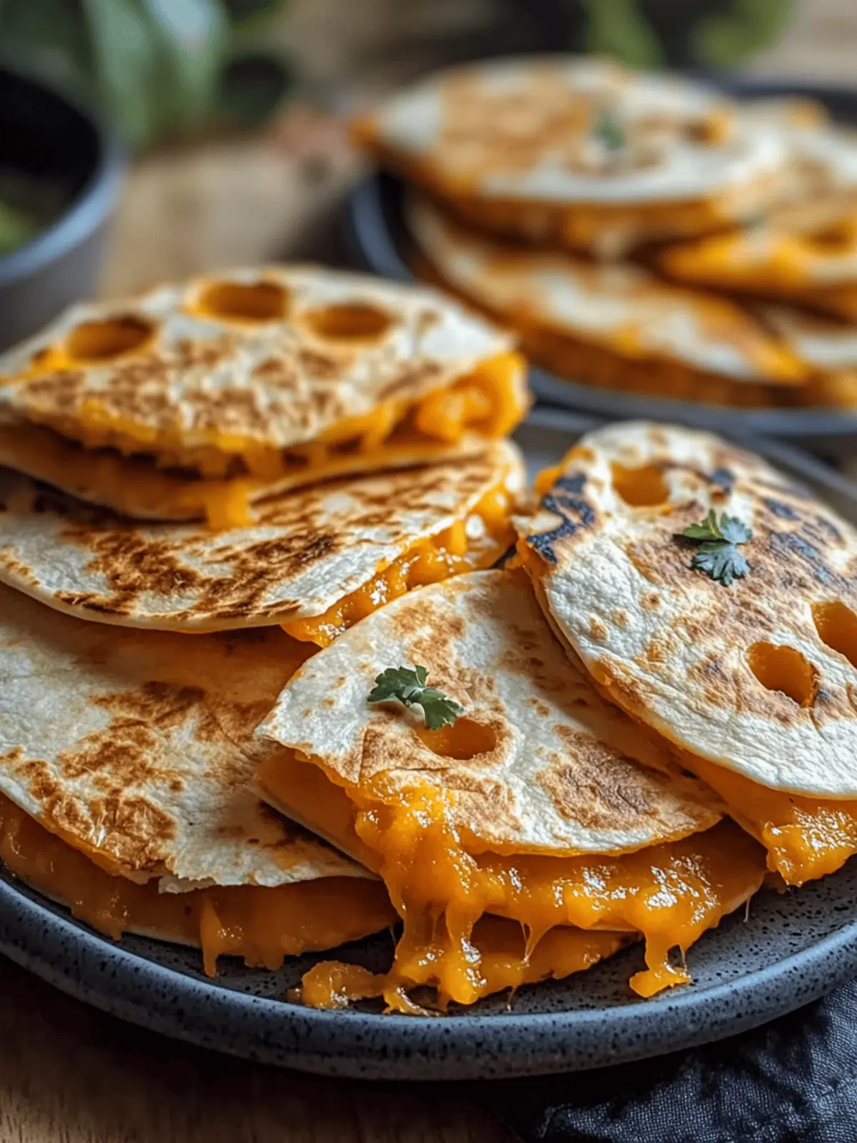 Spooktacular Halloween Jack-O-Lantern Quesadillas Recipe 3 Halloween Jack-O-Lantern Quesadillas Recipe