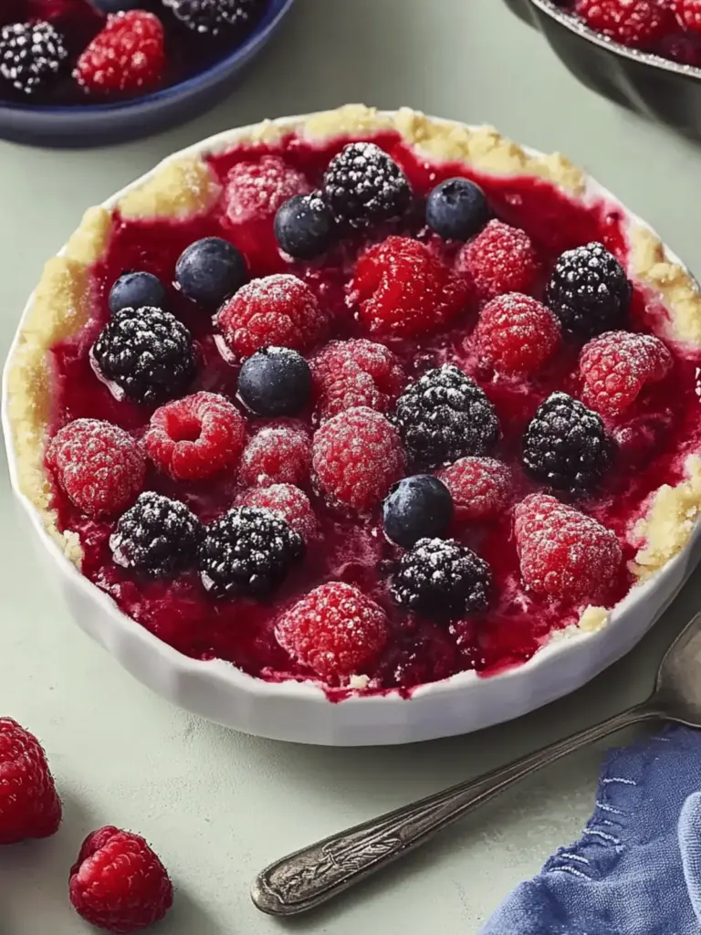 Simple Berry Pudding
