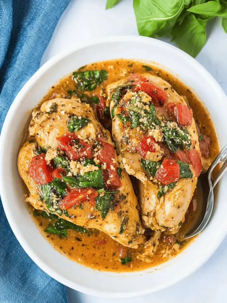 Slow Cooker Tuscan Chicken