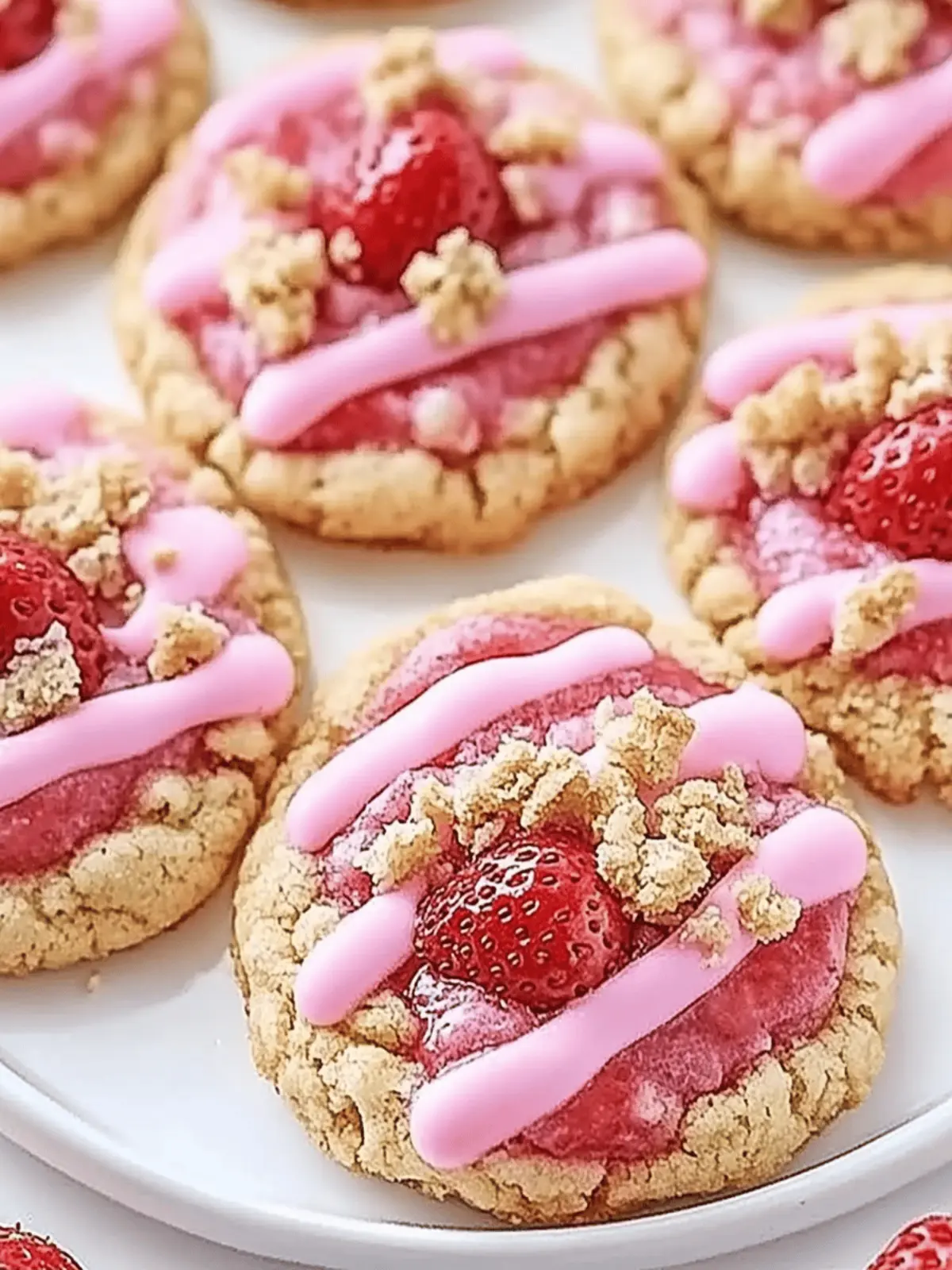 Strawberry Crunch Cookies