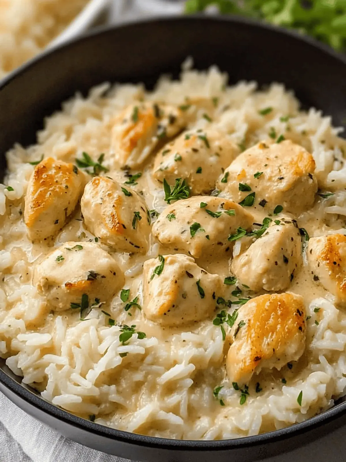 Creamy Herb Chicken & Basmati Rice