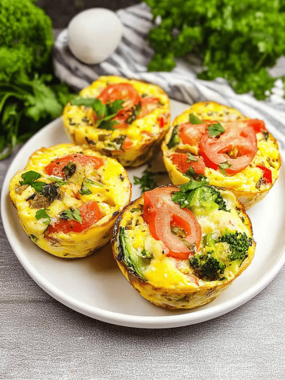 Healthy and Easy Veggie Egg Bites