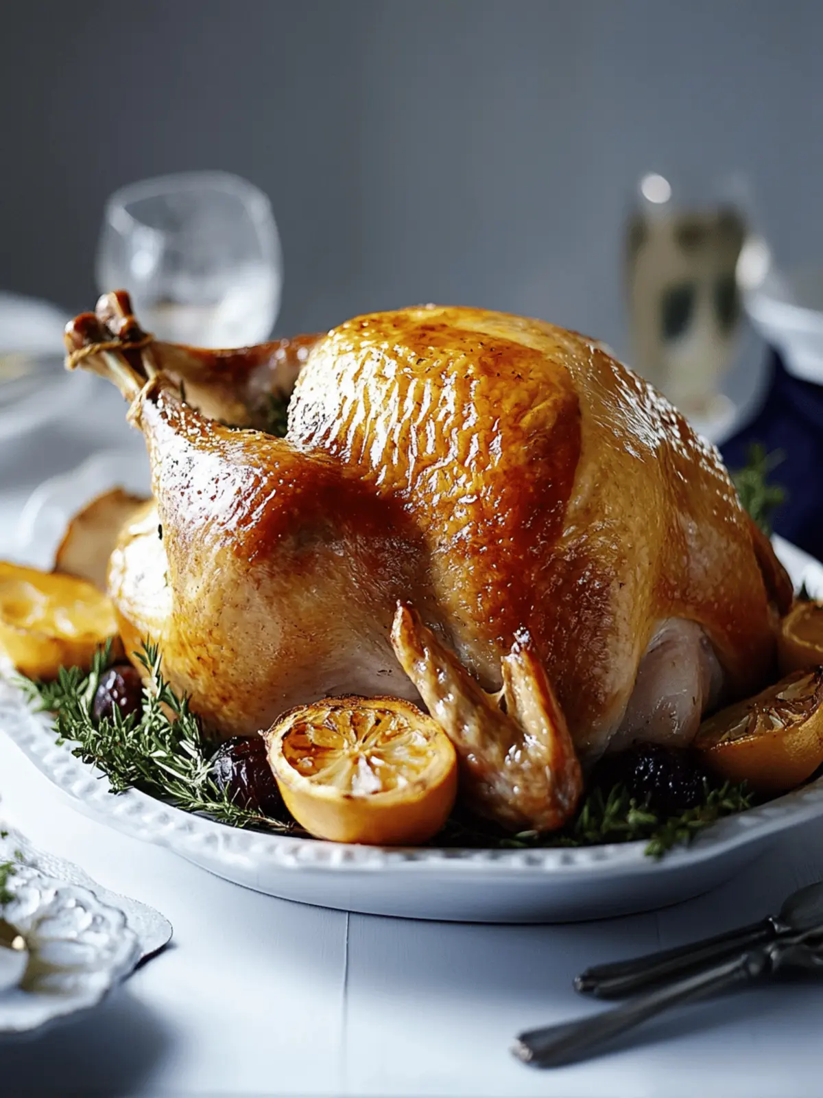 Roast turkey crown