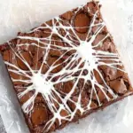 Spider Web Brownies