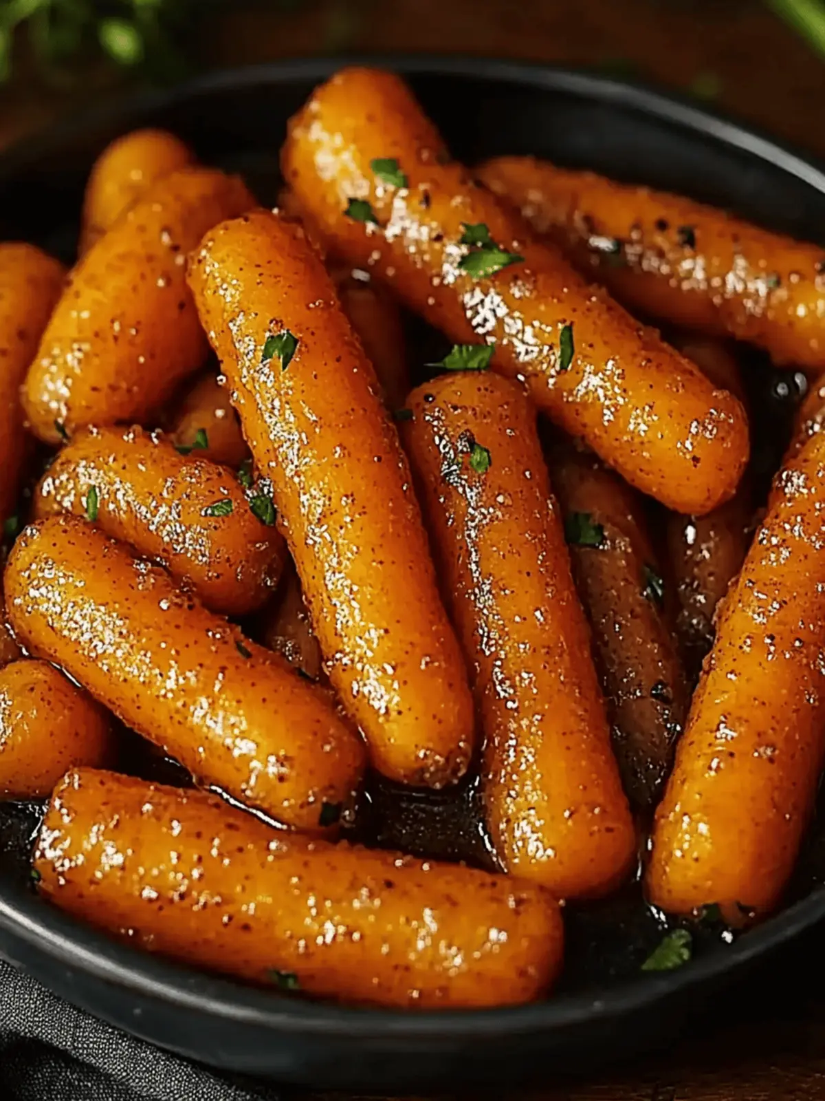 Sweet & Savory Brown Sugar Glazed Carrots