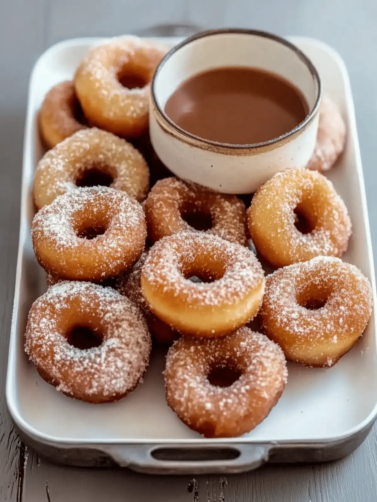Sweet Churro Donut Bites
