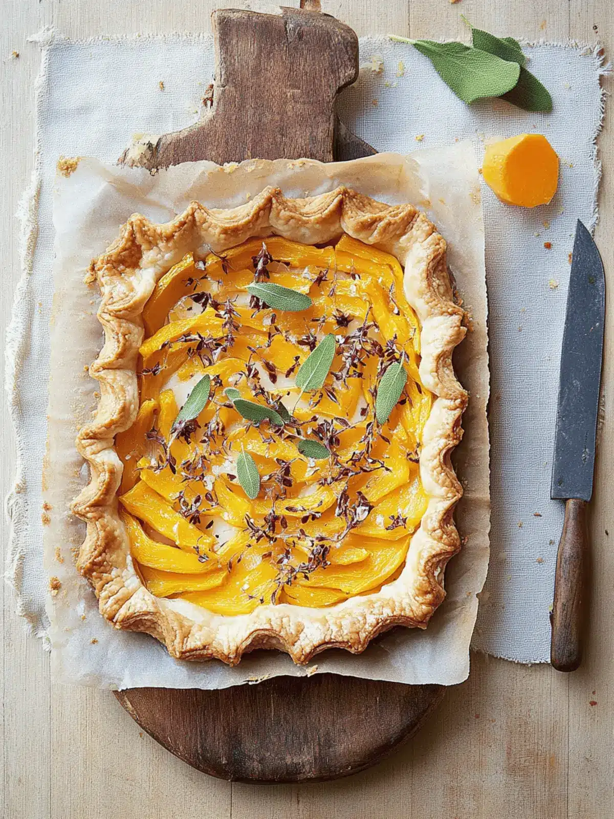 Butternut Squash-Sage Tart