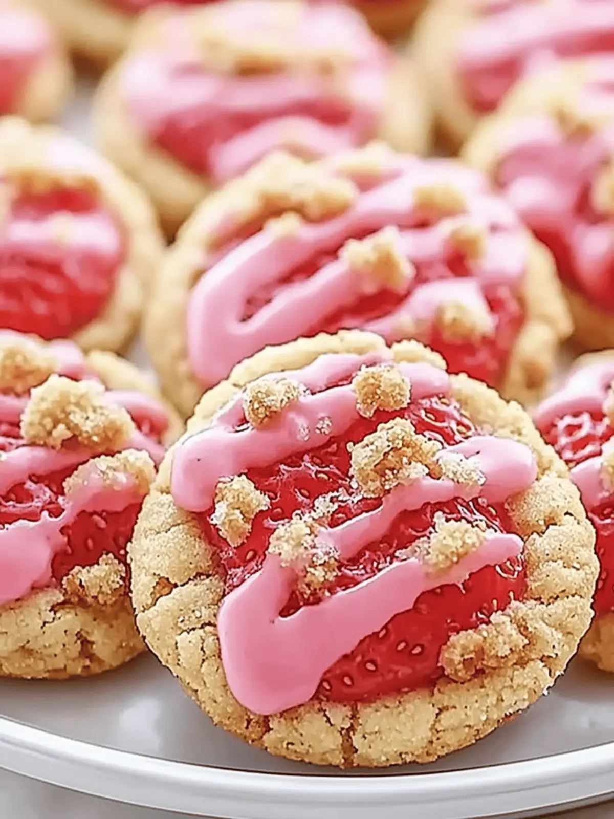 Strawberry Crunch Cookies