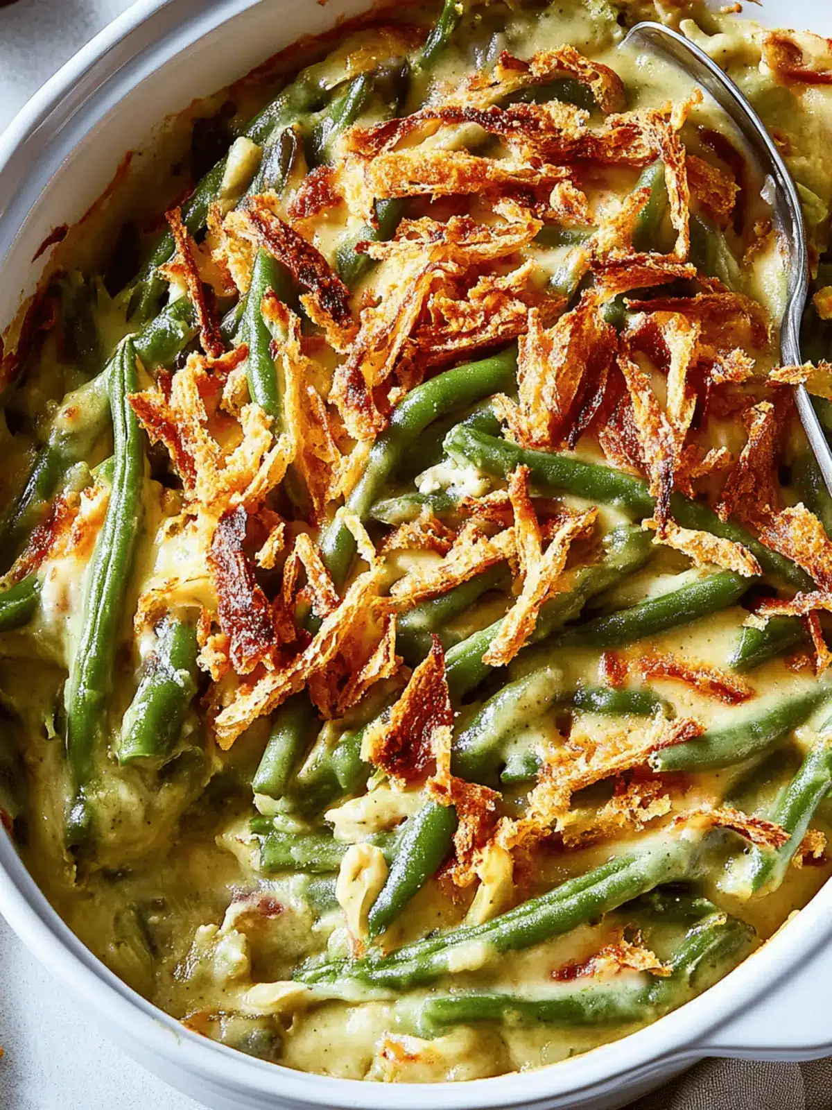Loaded Green Bean Casserole
