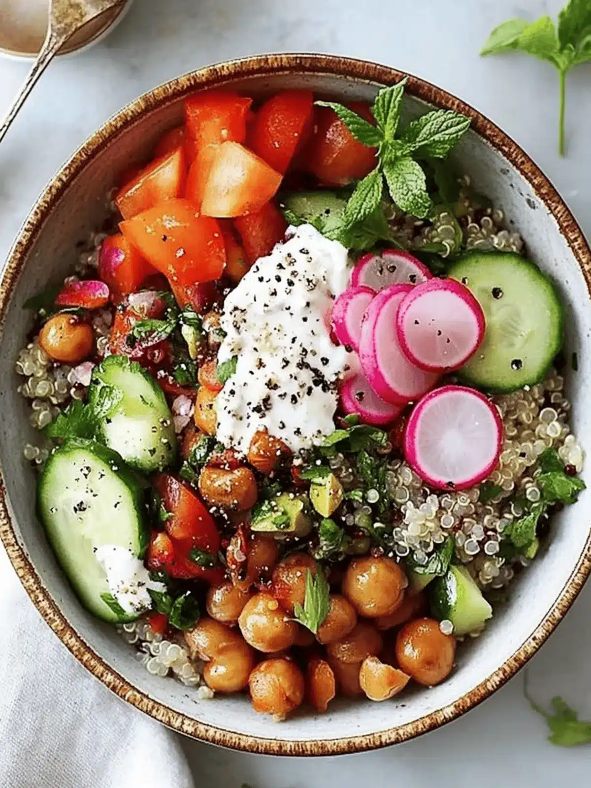 Mediterranean Quinoa Bowl: A Colorful, Customizable Delight 4 Mediterranean Quinoa Bowl