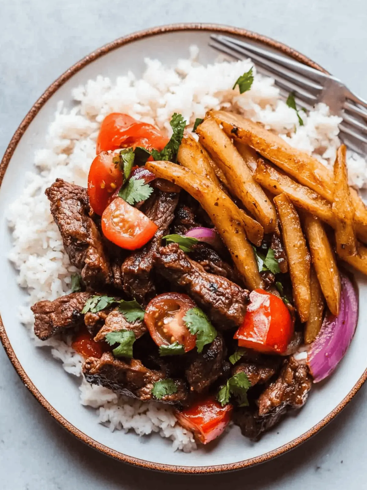 Lomo Saltado (Peruvian Beef Stir Fry)