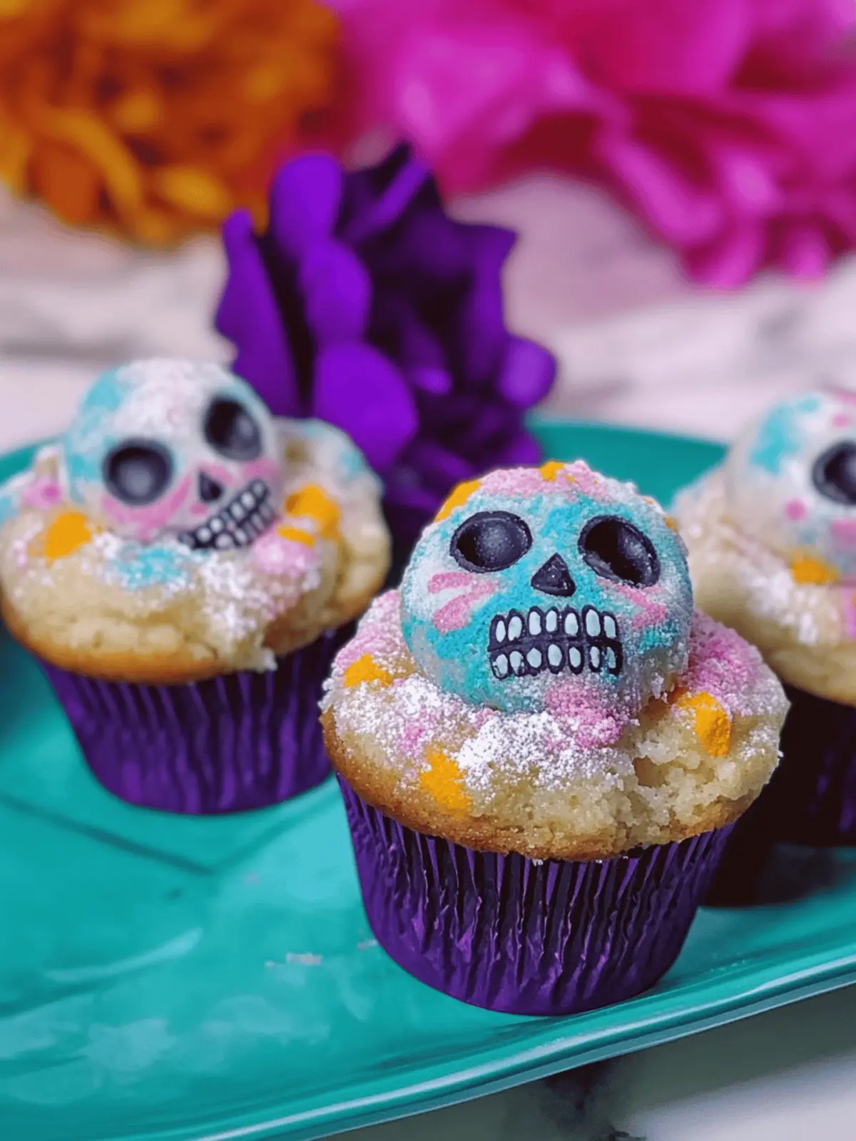 Pan de Muerto Cupcakes