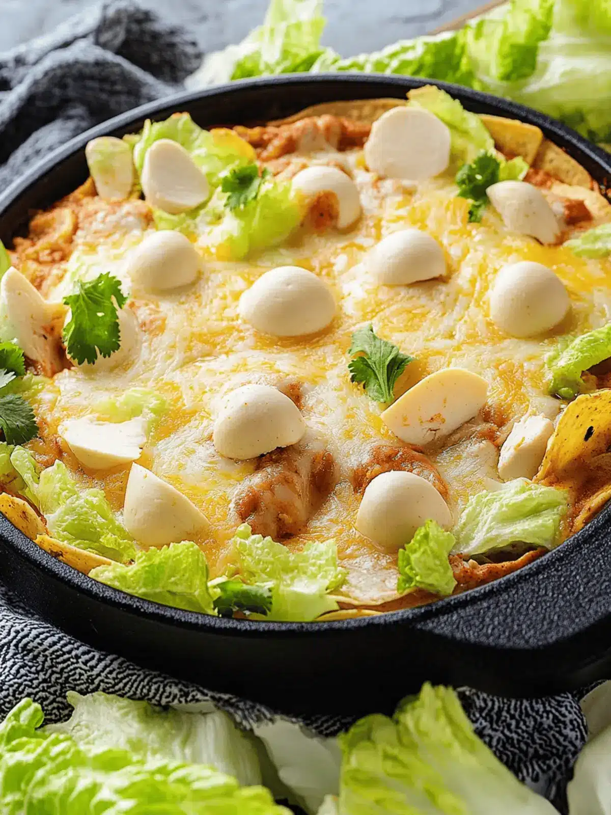 Graveyard Chicken Enchilada Dip