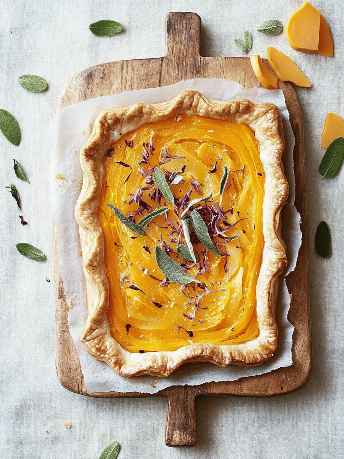 Butternut Squash-Sage Tart: A Cozy Winter Delight 3 Butternut Squash-Sage Tart