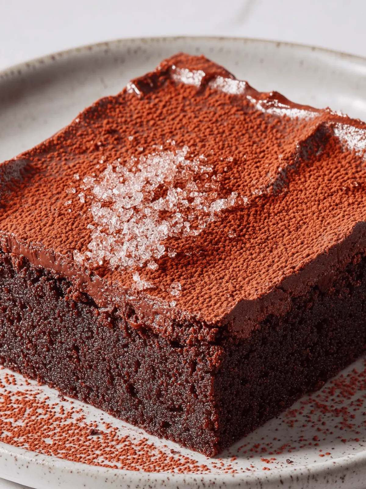 Spiced Hot Chocolate Brownies