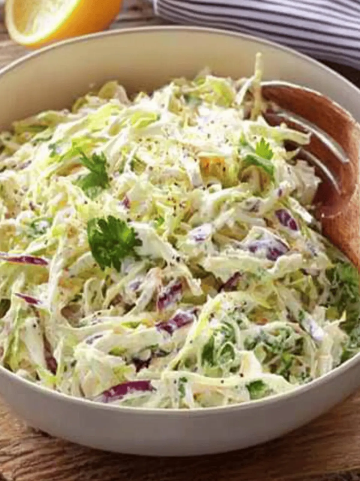Caraway Coleslaw with Citrus Mayonnaise