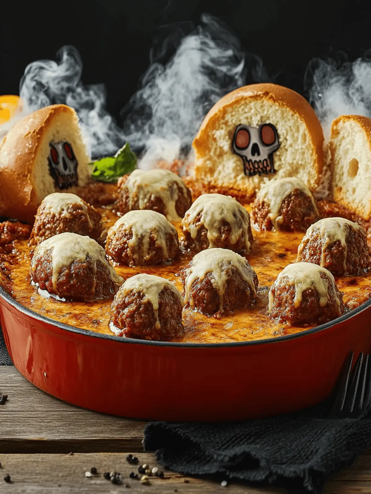 Graveyard Meatball Bak: Spooky, Comforting Casserole Bliss 4 Graveyard Meatball Bak
