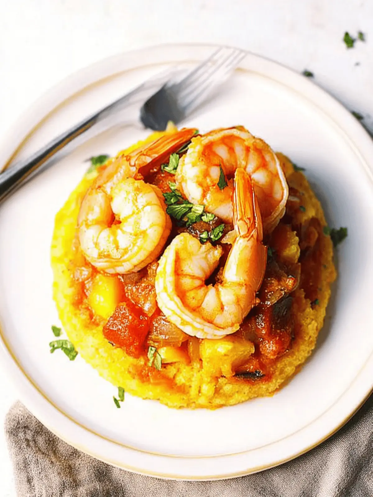 Mofongo with Shrimp