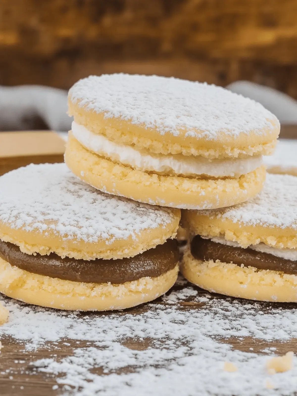 Traditional Cornstarch Alfajores