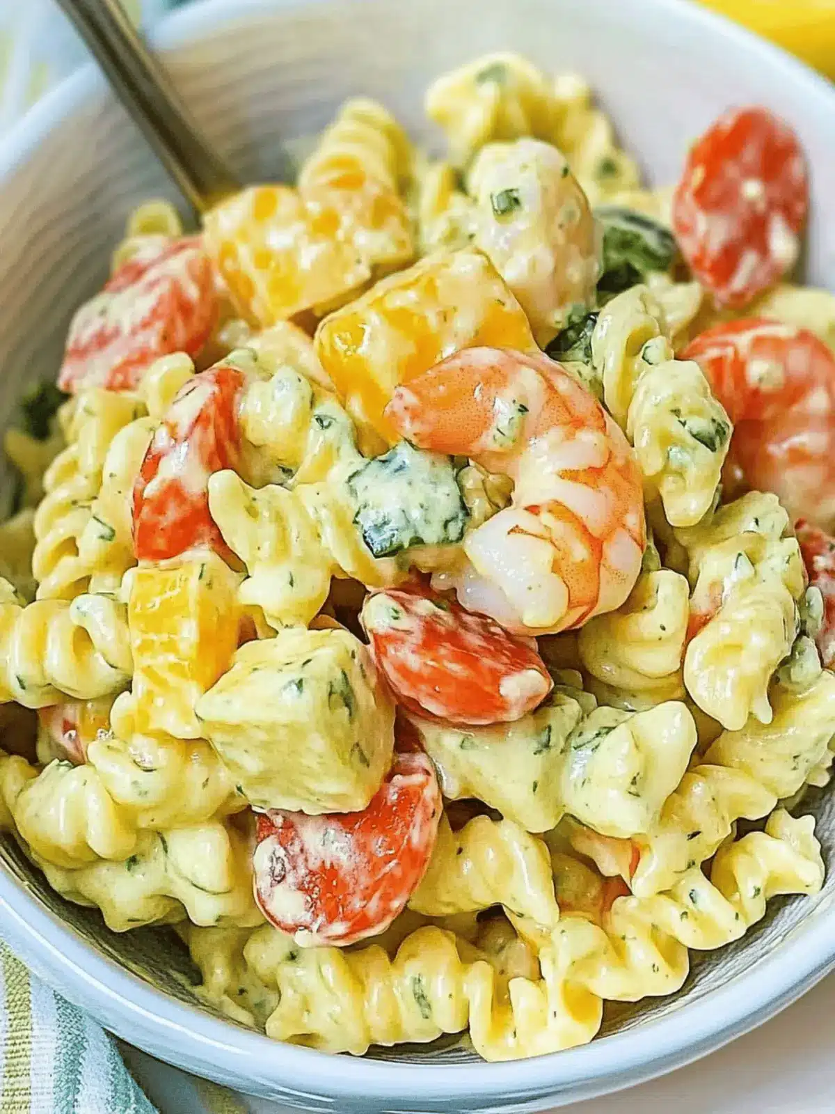 Creamy Shrimp Pasta Salad
