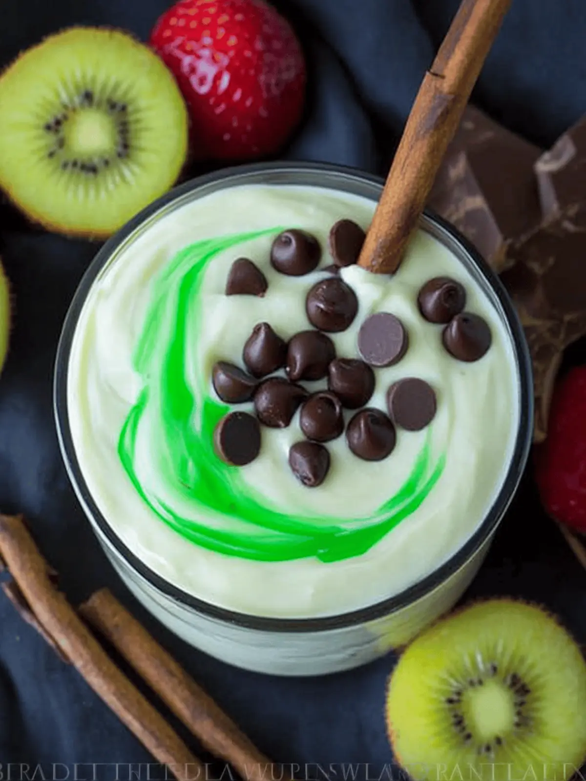 Melted Witch Chocolate Chip Cream Cheese Fruit Dip Delight 4 Melted Witch Chocolate Chip Cream Cheese Fruit Dip