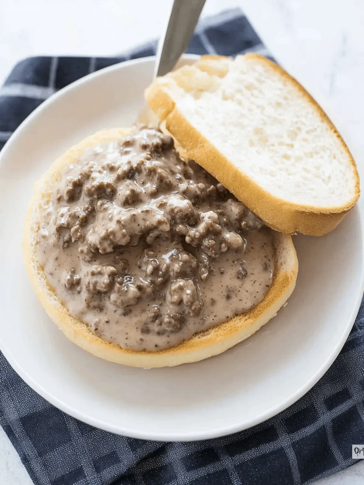 S.O.S. (Creamy Hamburger Gravy)