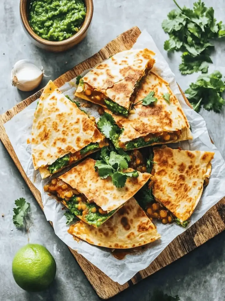 Lentil Quesadilla