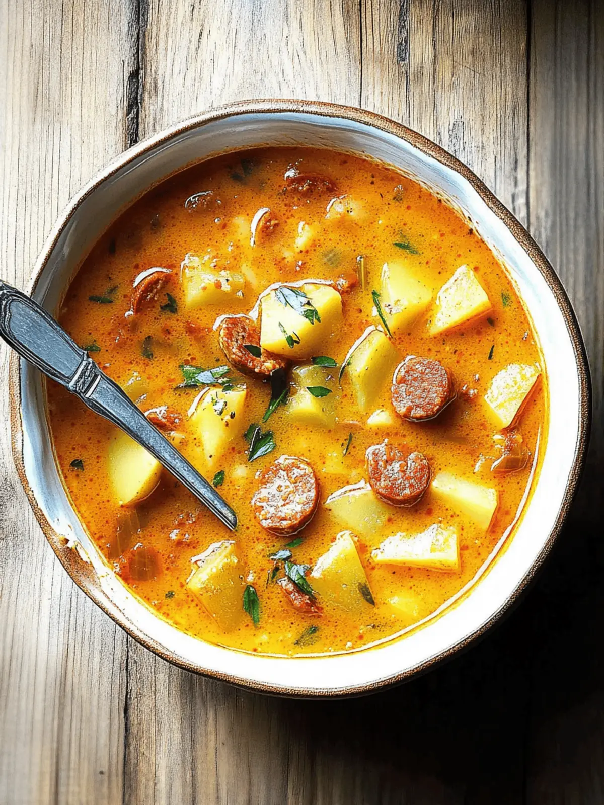 Hearty Spanish Potato Soup with Chorizo for Ultimate Comfort 3 Spanish Potato Soup with Chorizo