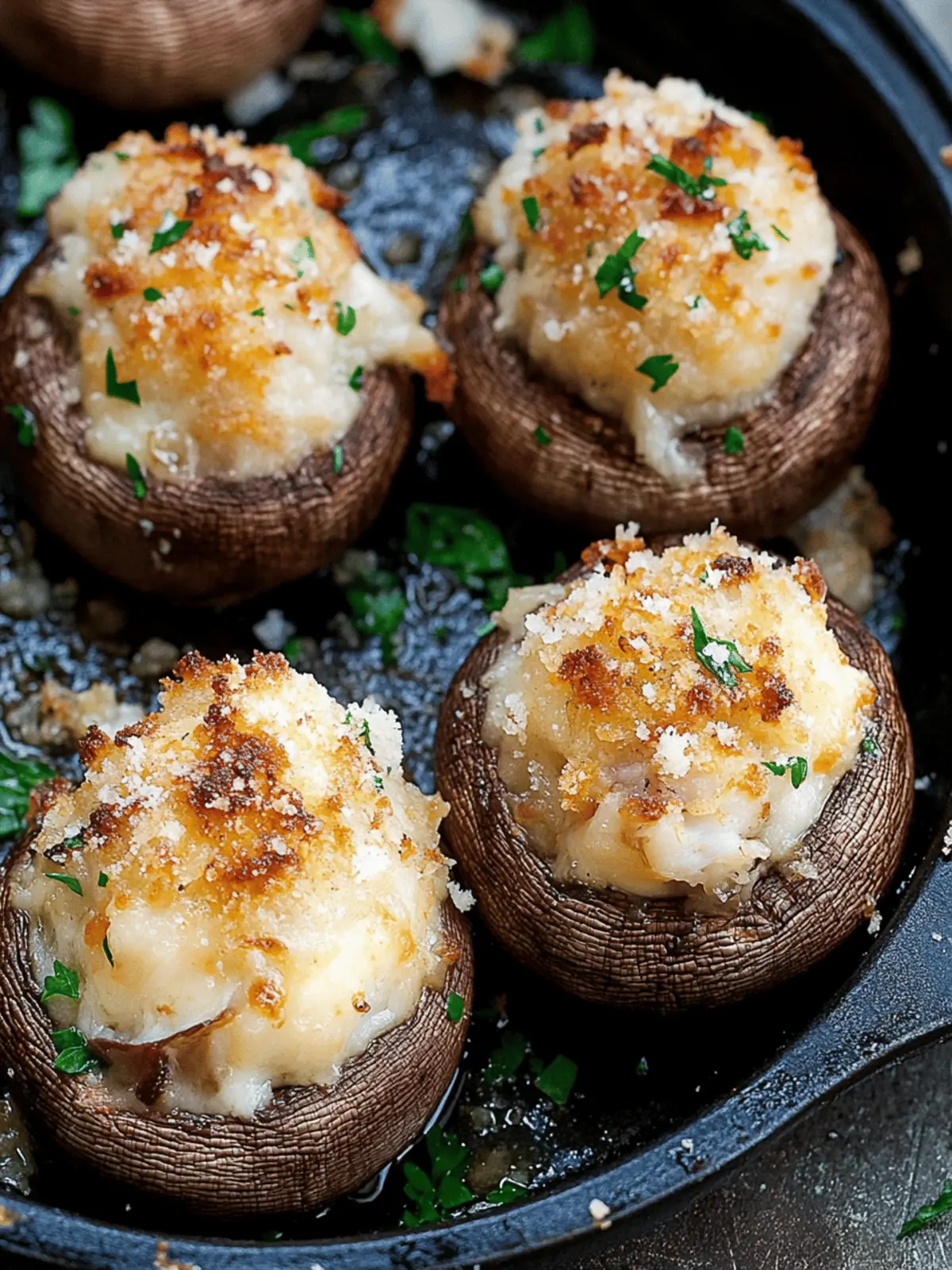 Crab Stuffed Mushrooms