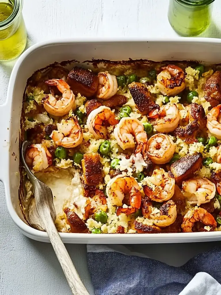 Mirliton and Gulf Shrimp Casserole