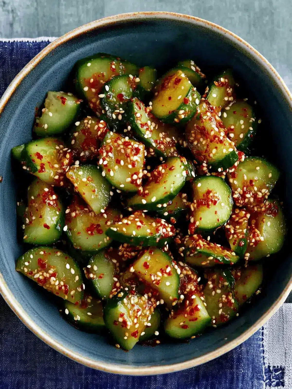 Zesty Spicy Korean Cucumber Salad That Dances on Your Taste Buds 5 Spicy Korean Cucumber Salad