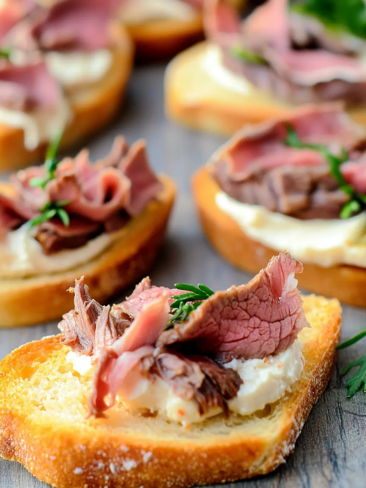 Delicious Roast Beef Crostini in Just 10 Minutes for Parties 4 Roast Beef Crostini