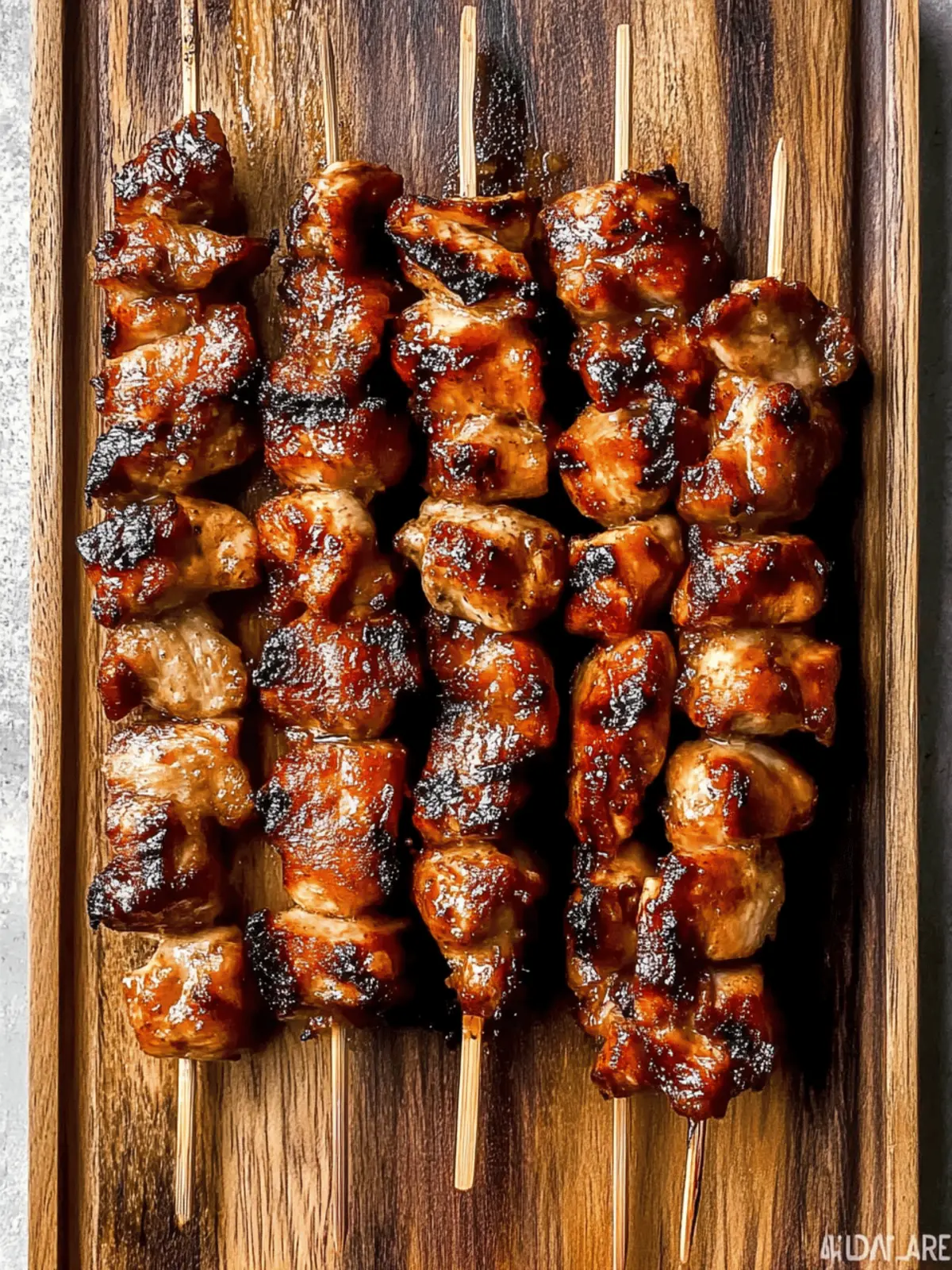 Grilled Thai Coconut Chicken Skewers