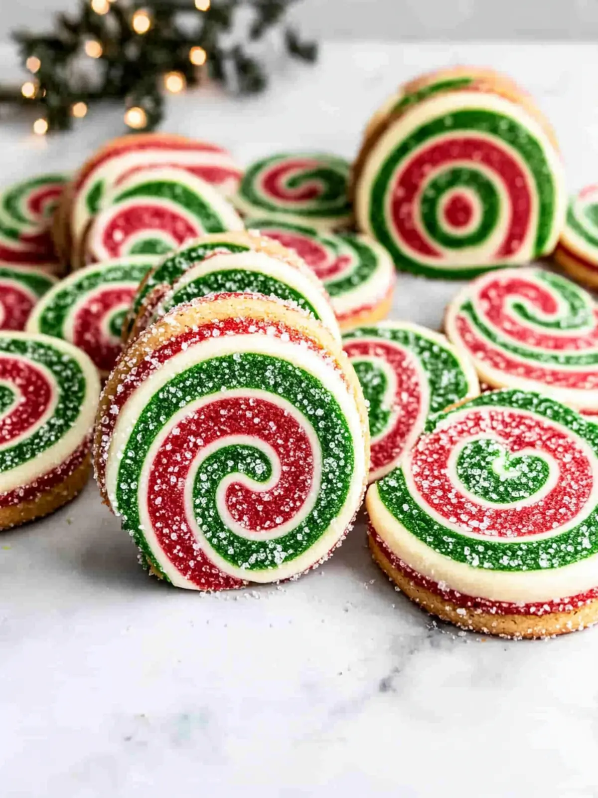 Christmas Pinwheel Cookies