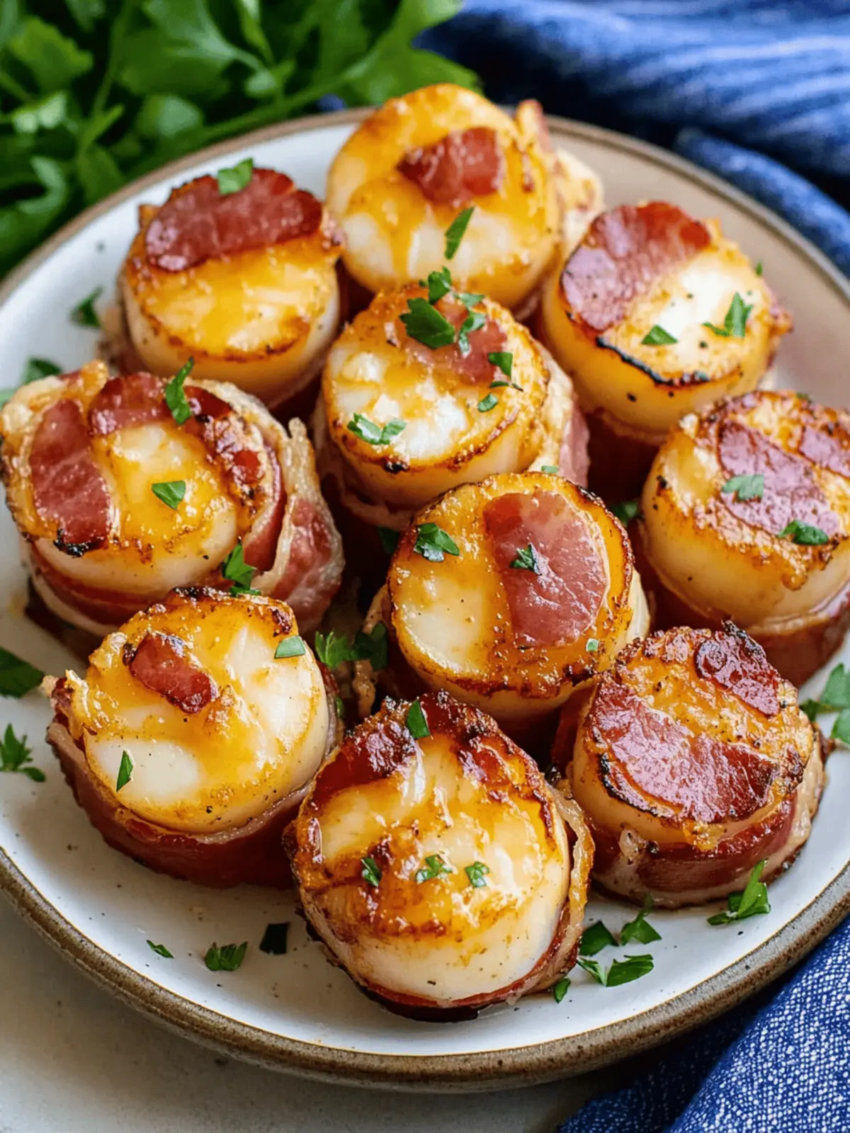 Savory Bacon Wrapped Scallops for a Flavor Explosion 4 Bacon Wrapped Scallops