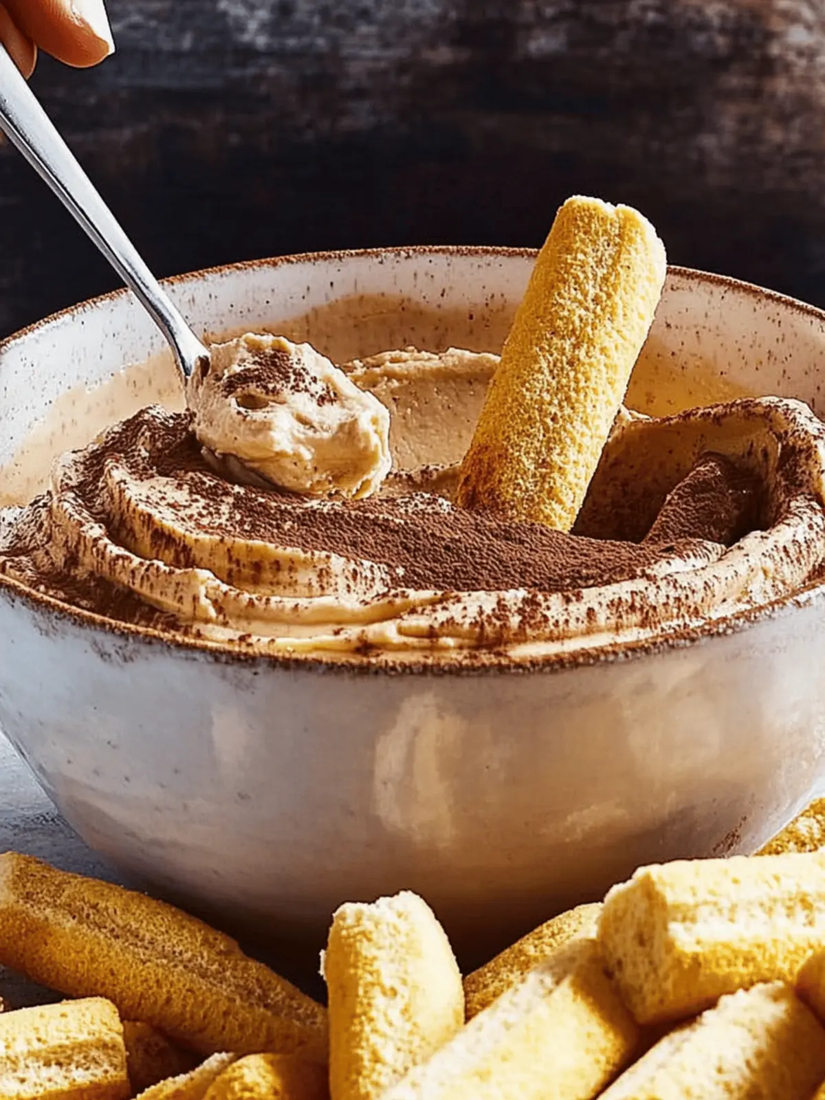 Creamy Tiramisu Dip: Whip Up a Festive Treat in 10 Minutes 2 Tiramisu Dip