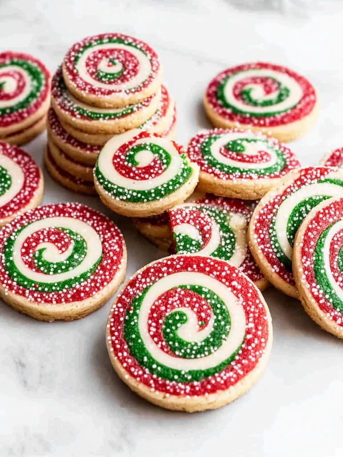 Christmas Pinwheel Cookies