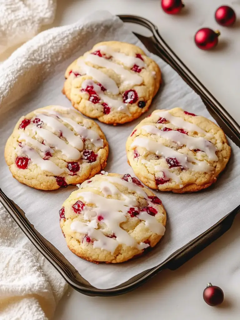 Christmas Cranberry Orange Cookies