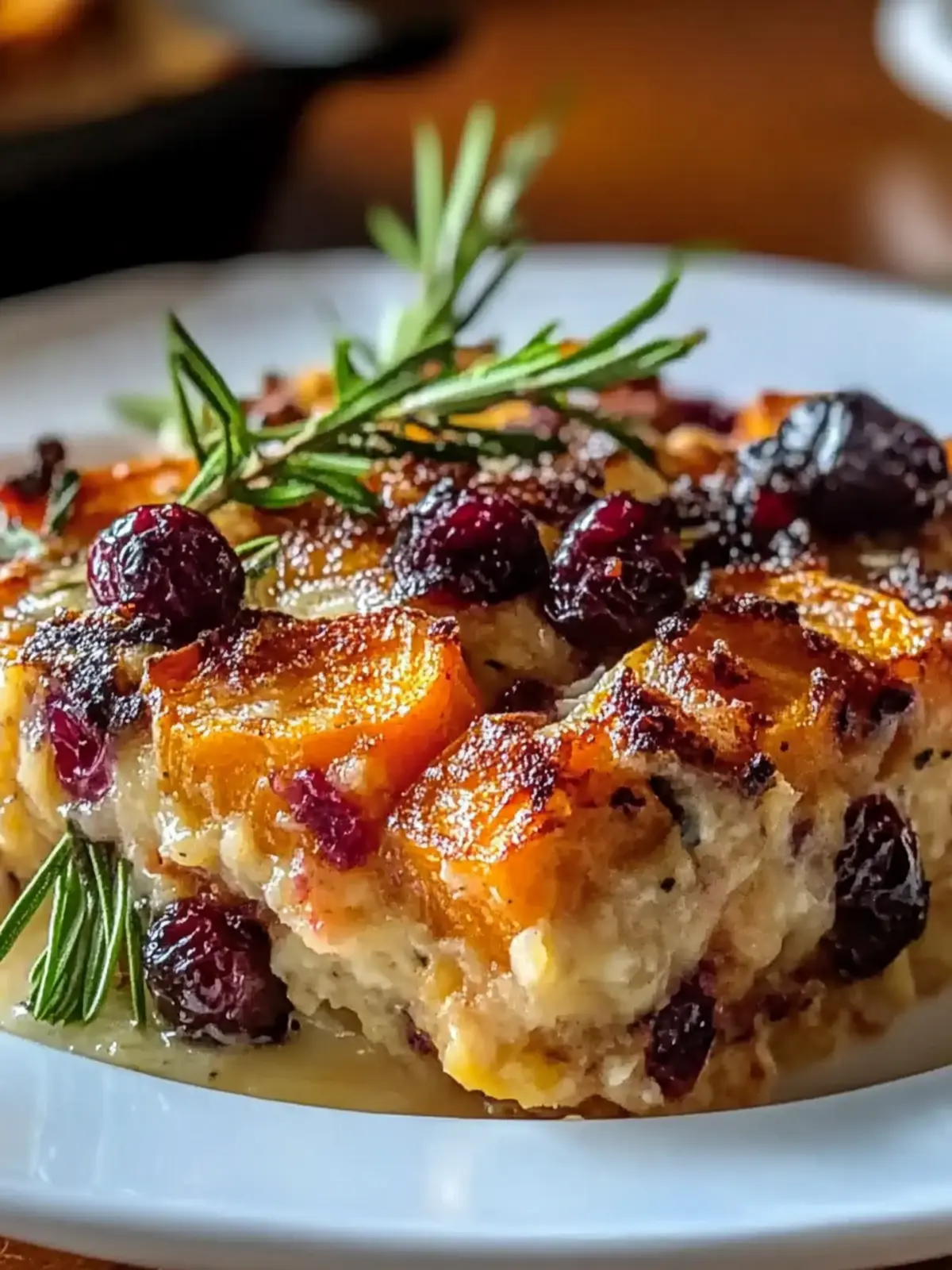 Sweet Potato & Cranberry Gratin
